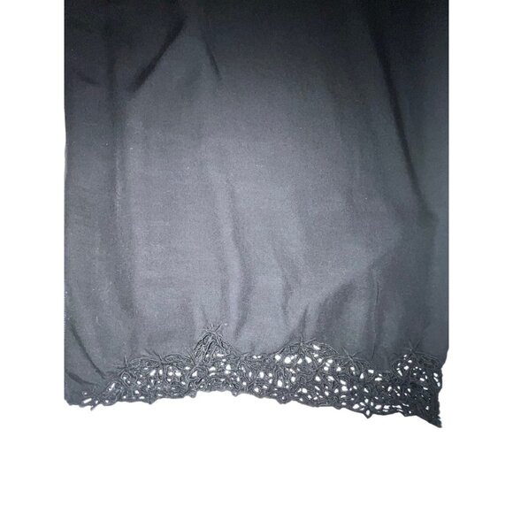 Wrap Pants Uluwatu Size L Black Hand Made Balinese Cutwork Lace Bottom RARE - Picture 2 of 10